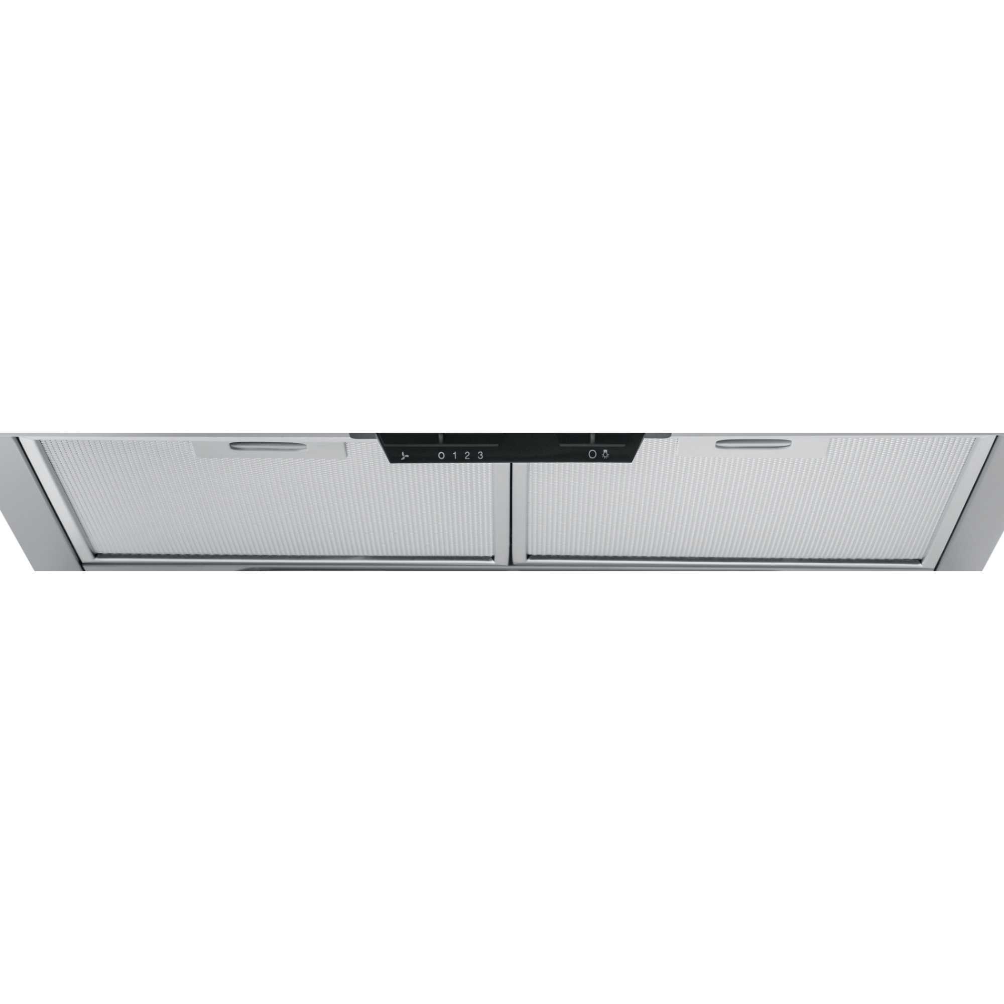Indesit UHPM63FCSX 600mm Wall-Mounted Chimney Cooker Hood - Stainless Steel
